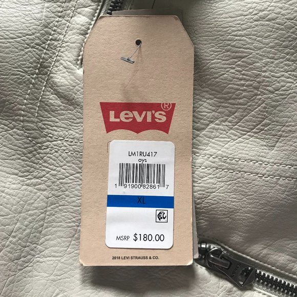 Levi's Faux Leather Moto Jacket (NWT) - Picture 15 of 16